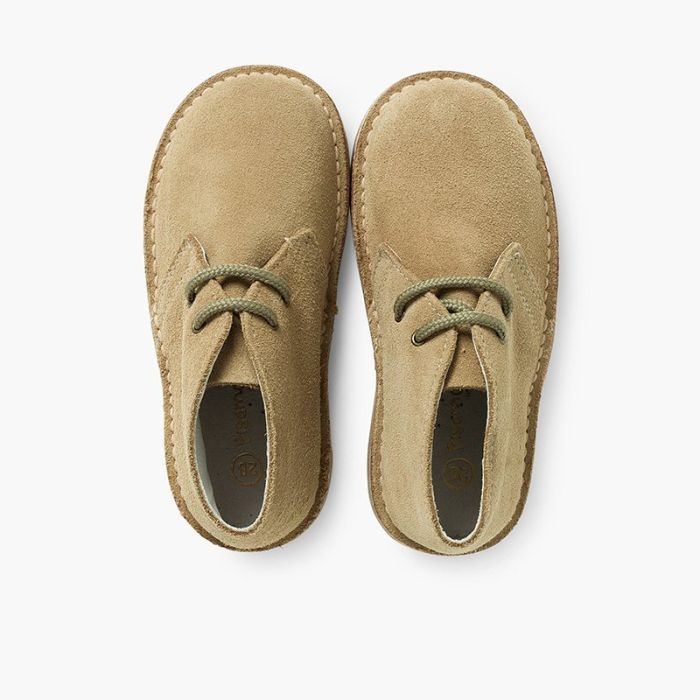 pisacacas niños botas safari cordones arena