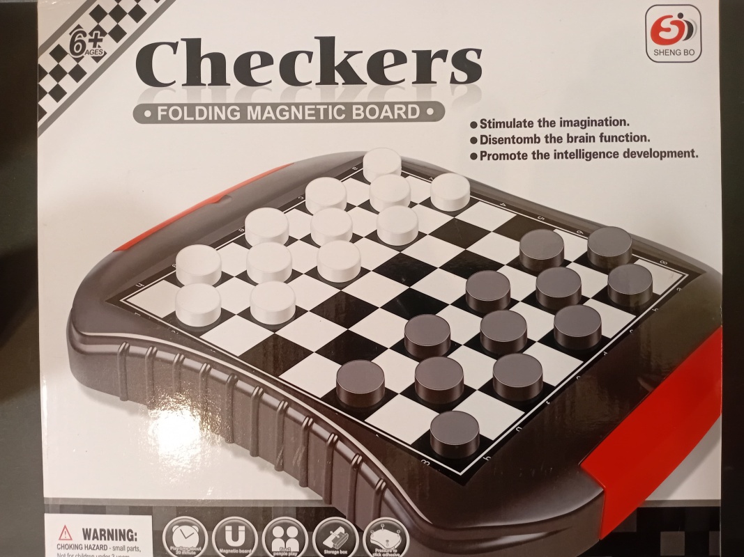 JUEGO DE DAMA CON IMAN