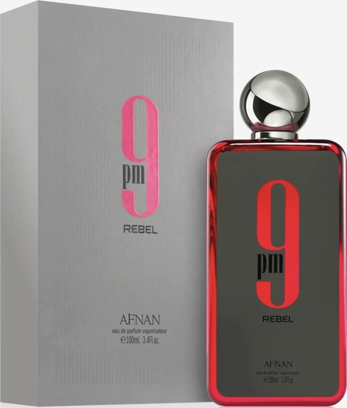 Perfume 9 PM Rebel Afnan para Hombres y Mujeres