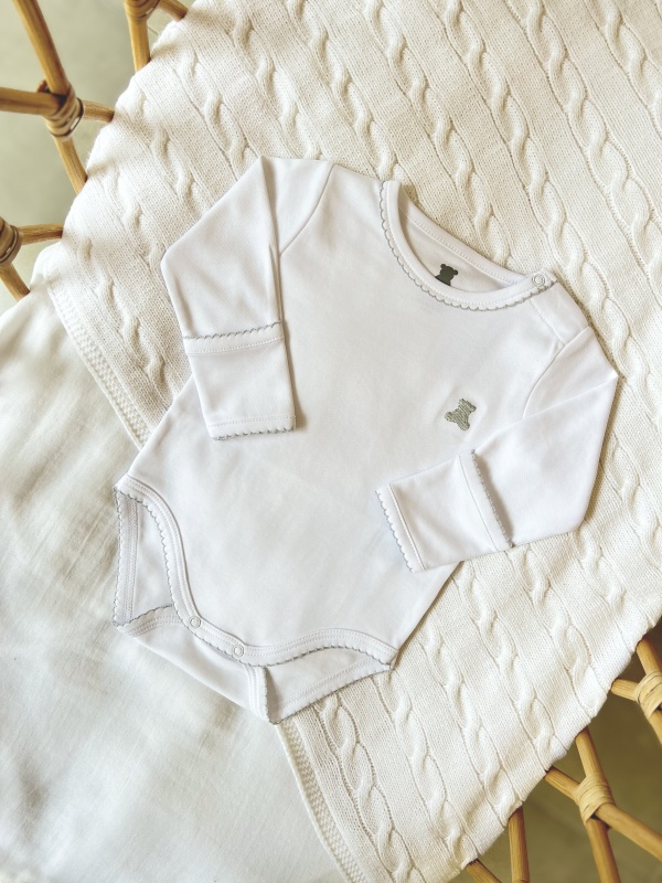 body pima basico ml bl/gris