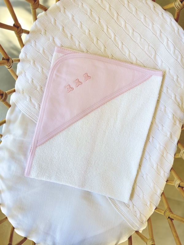 toalla pima basico rosa