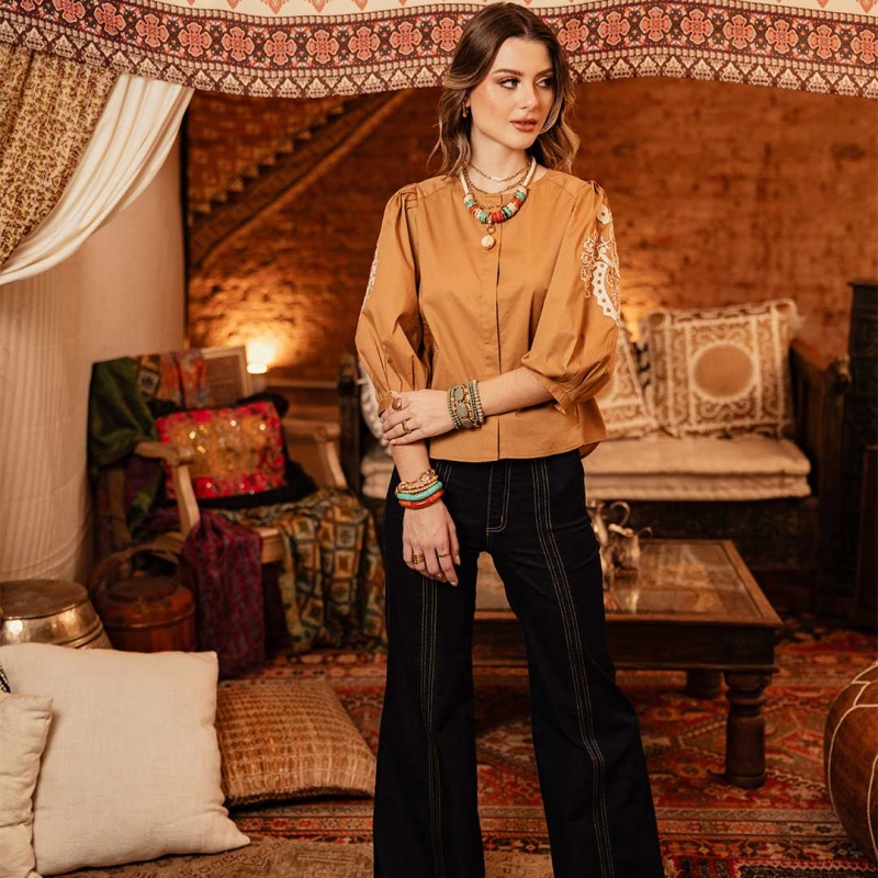 Pantalon Jeans Wide Leg Cod. 1250103