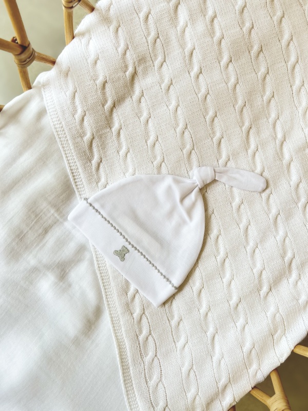 gorro nudo pima basico bl/gris