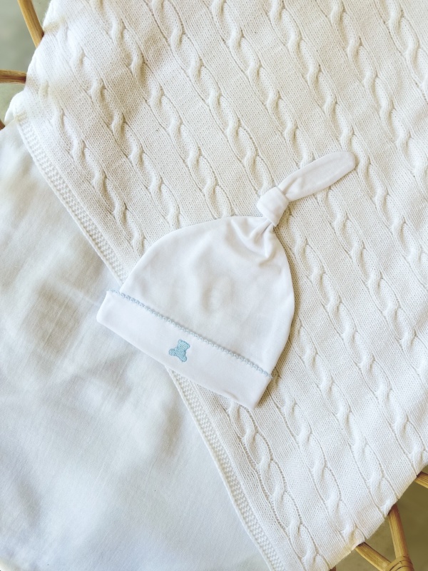 gorro nudo pima basico bl/cel