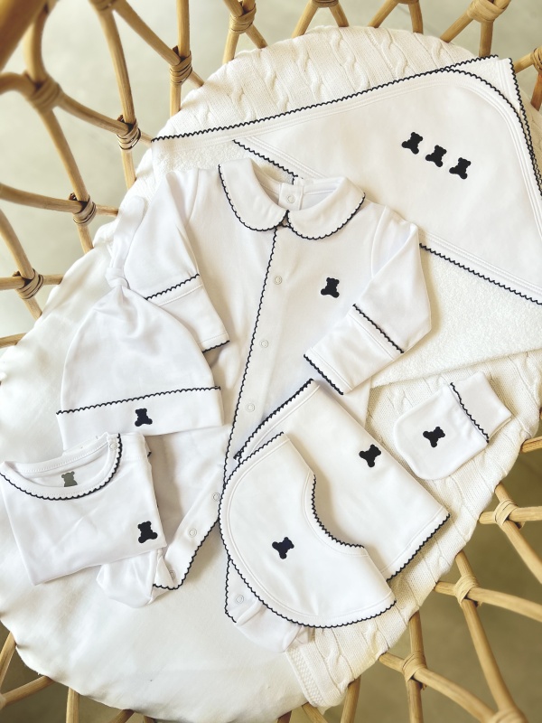 body pima cuello bebe ml bl/az