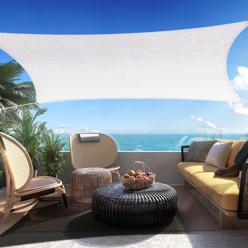 TOLDO PARASOL 3X3 BLANCO ( + Kits Instalación)