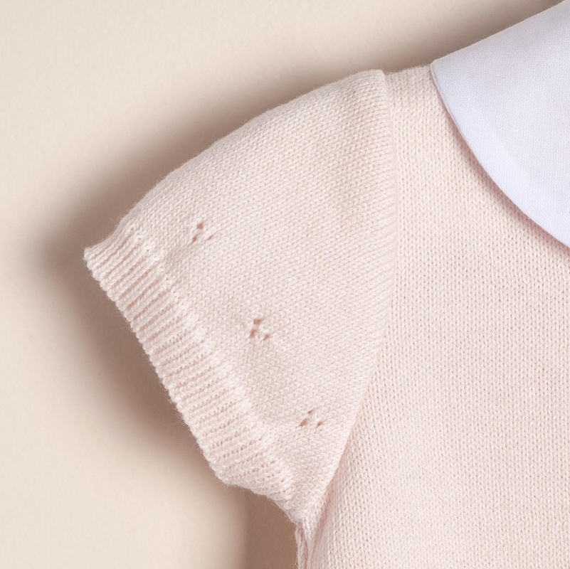 enterito de alg calado con cuello bordado emy rosa