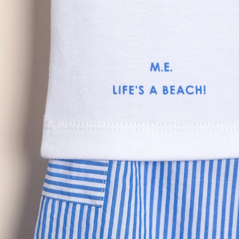 conjunto de remera con bermuda cloque lucas