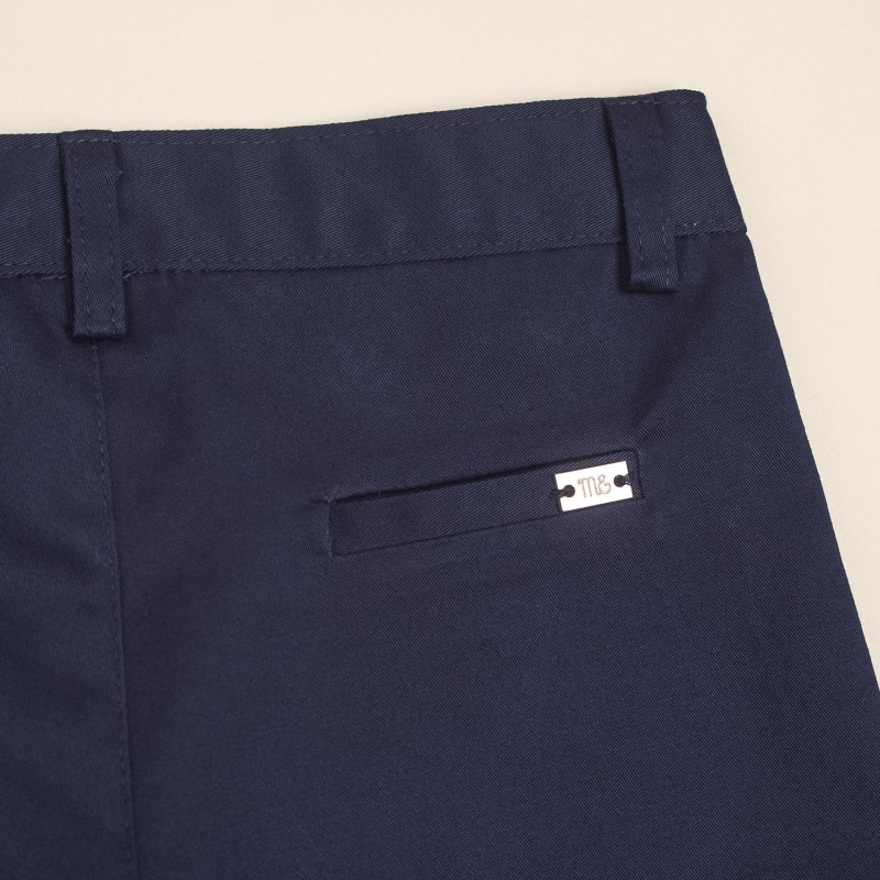 bermuda en gabardina riley azul