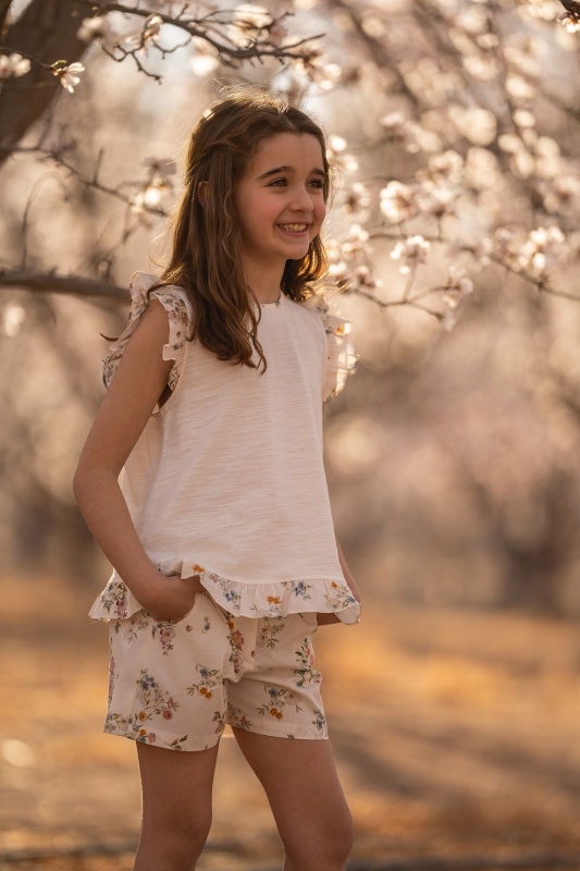 short poplin estamp anna