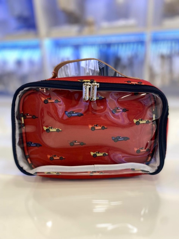 neceser kids carros rojo