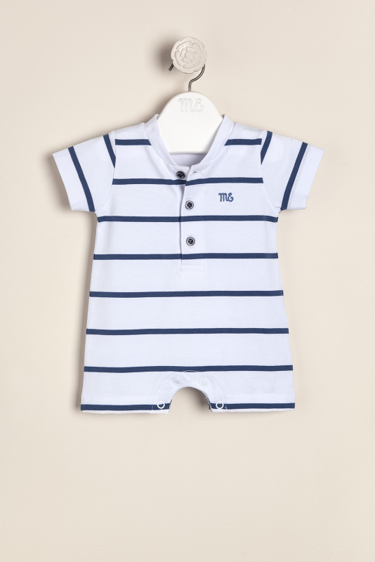 enterito rayado con logo bordado benja