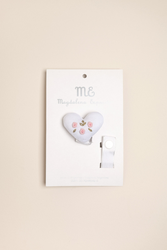 portachupete bord a mano bco/rosa