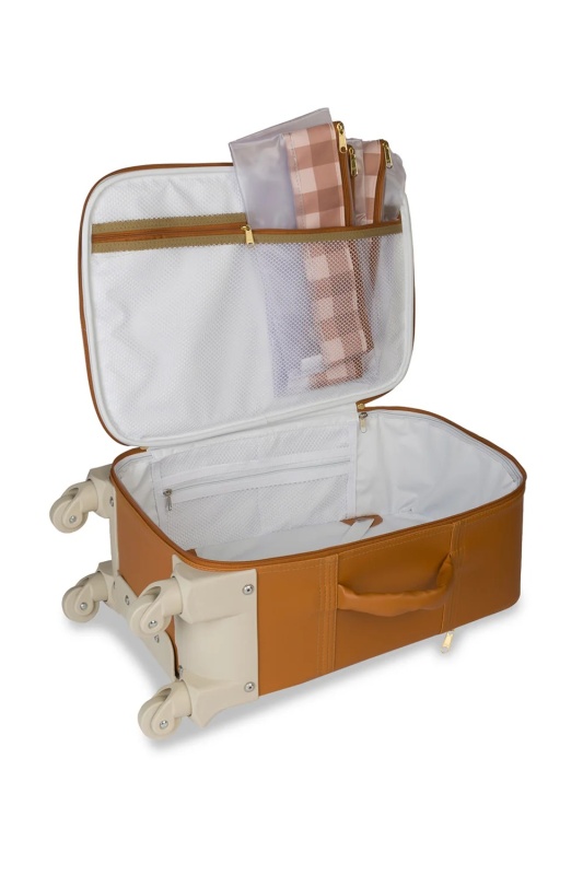 carry on teddy cuna caramelo