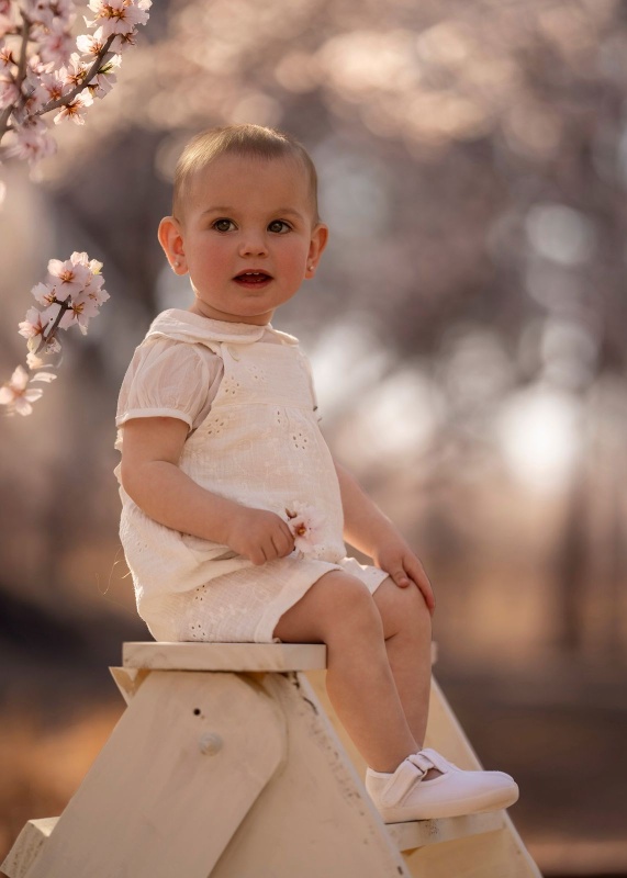 conjunto de jardinero en gasa