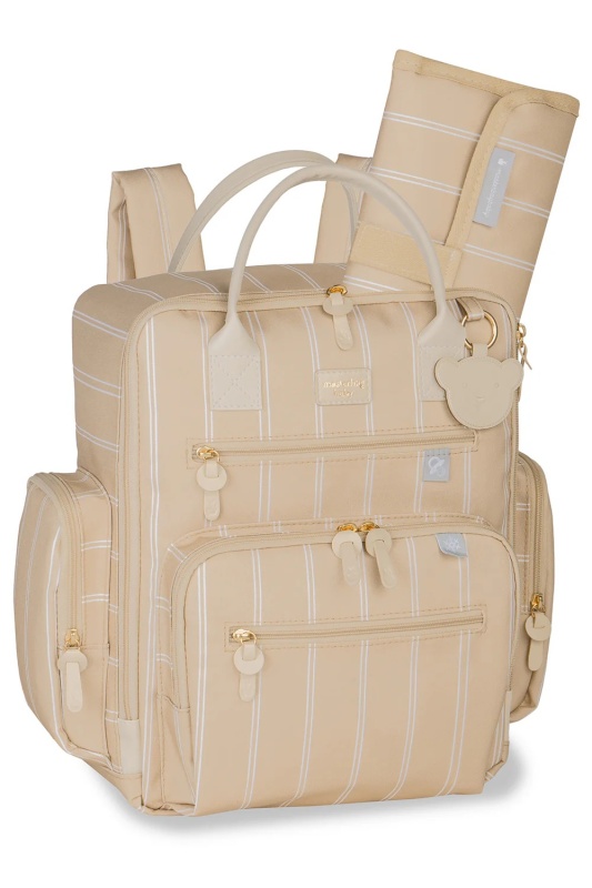 mochila urban teddy beige