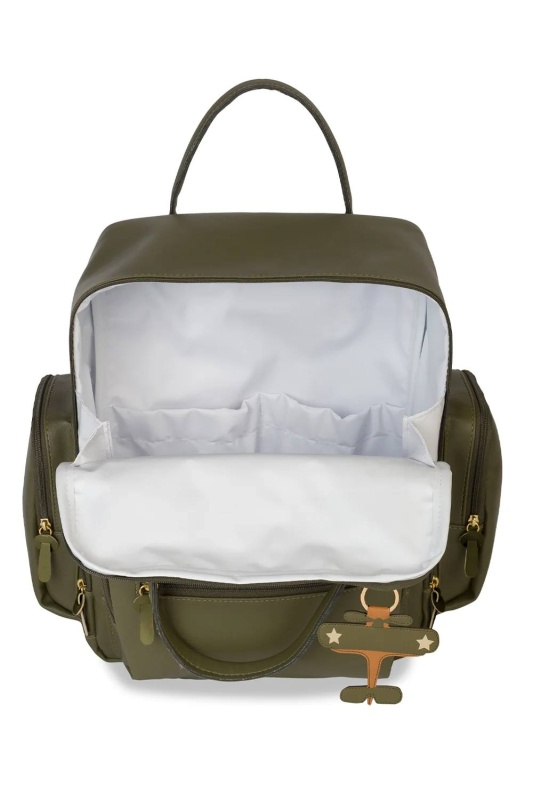 mochila urban avion oliva