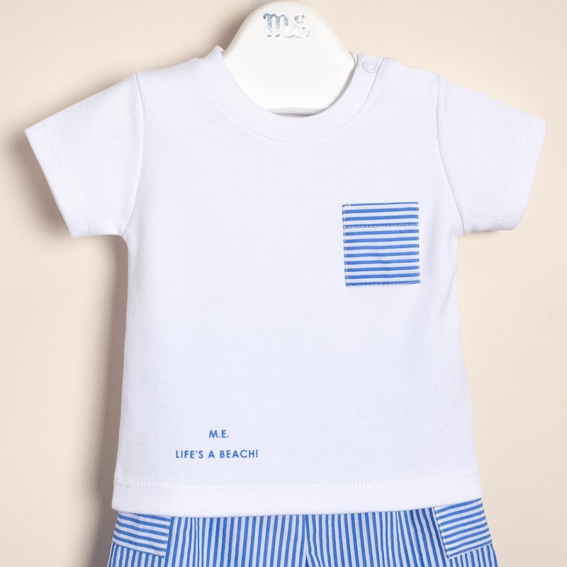 conjunto de remera con bermuda cloque lucas