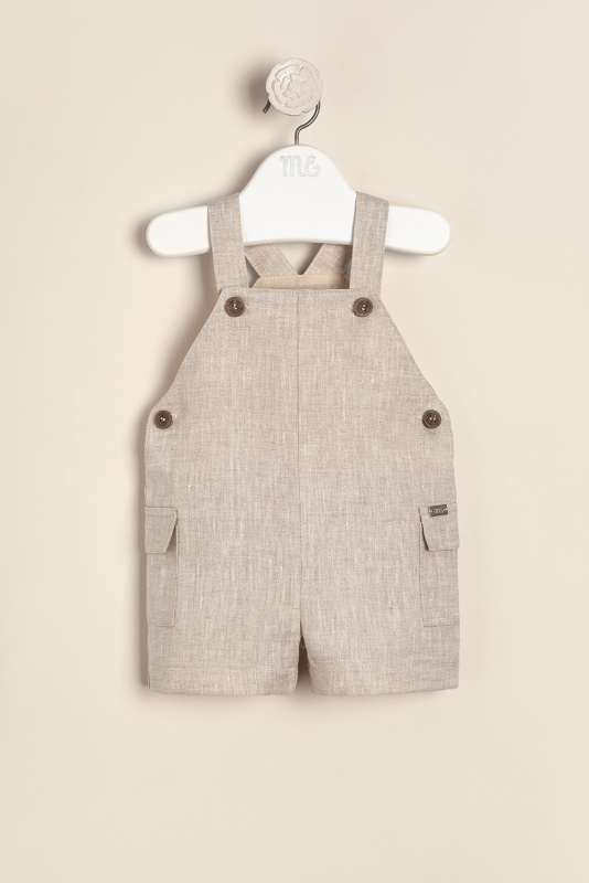 jardinero de lino con bolsillo vito