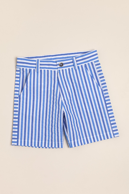 bermuda de cloque rayado cristobal