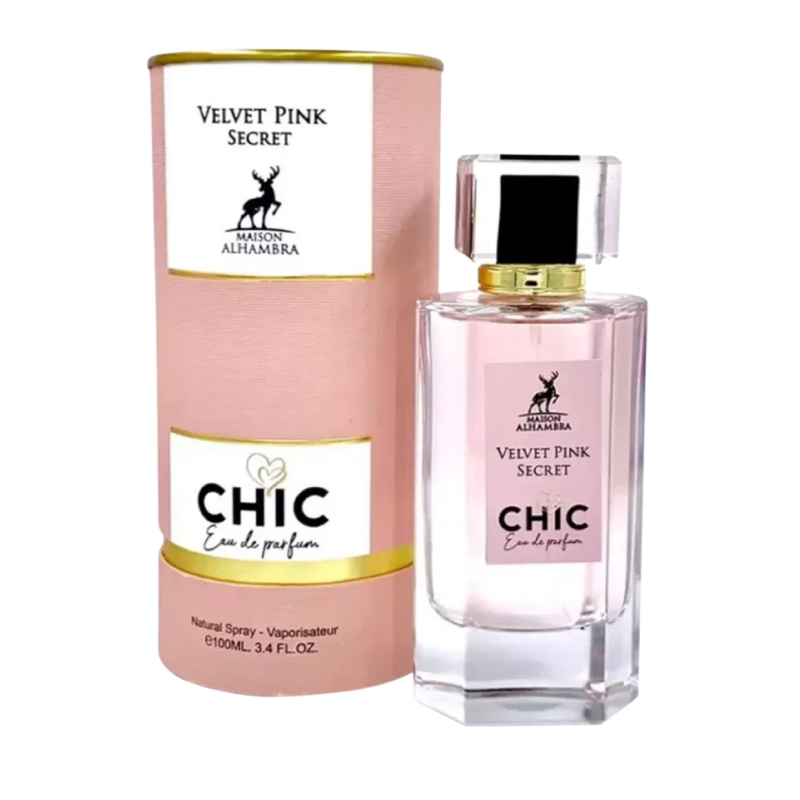 Perfume Chic Velvet Pink Secret Maison Alhambra para Mujeres