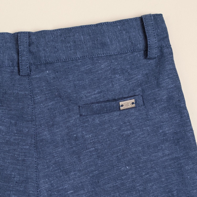 bermuda de lino martino aero