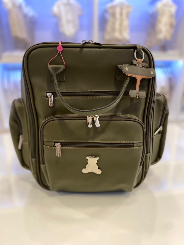 mochila urban avion oliva