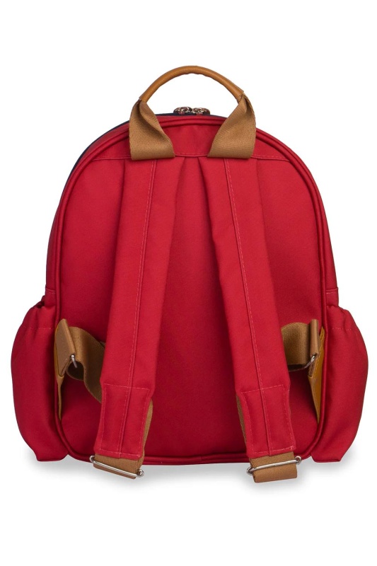 mochila kids carros rojo