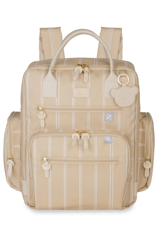 mochila urban teddy beige