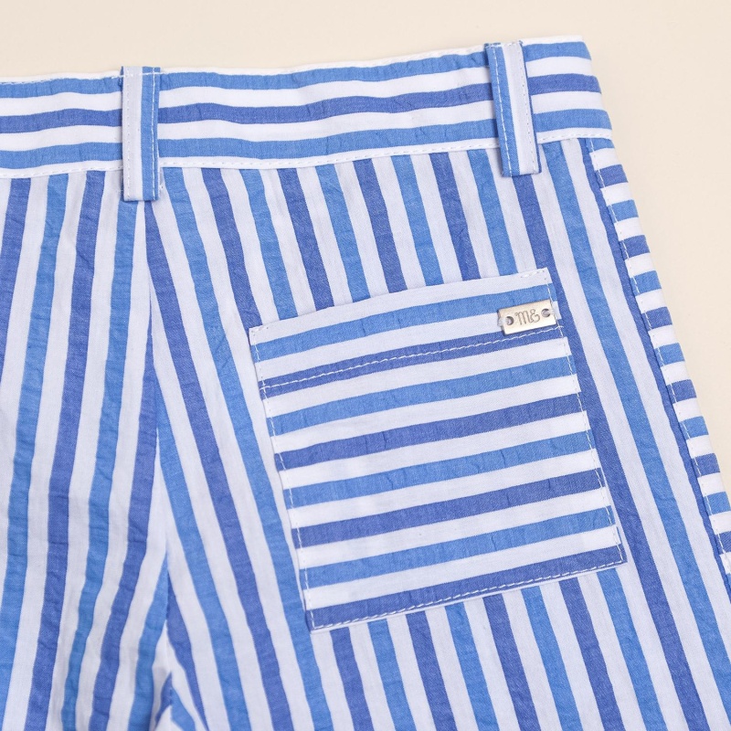 bermuda de cloque rayado cristobal