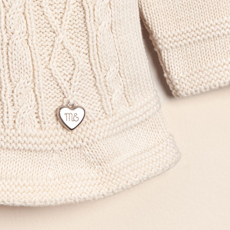 saco con cuello smocking crudo