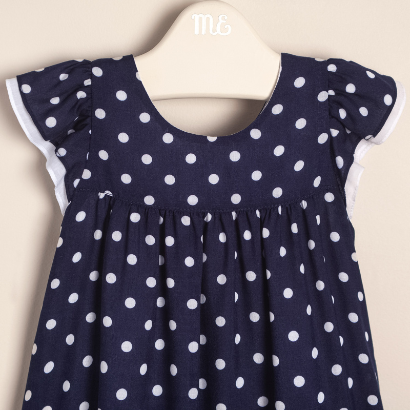 vestido estampado a lunares forrado lolita