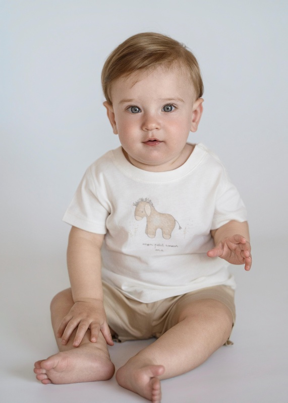 conjunto de algodon estampado