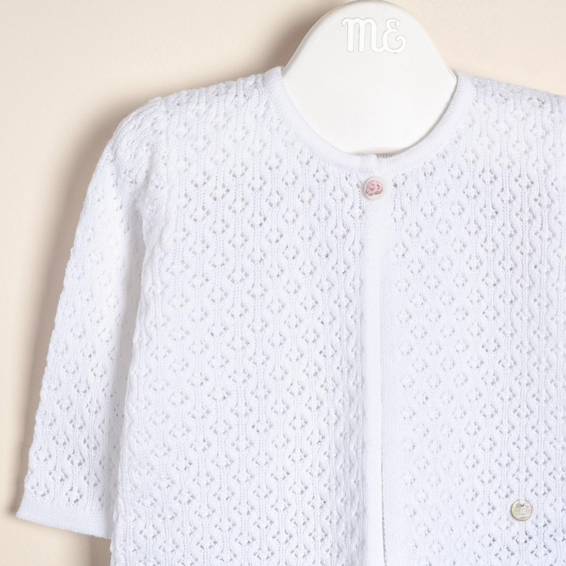 saco calado con detalle de bordado almy