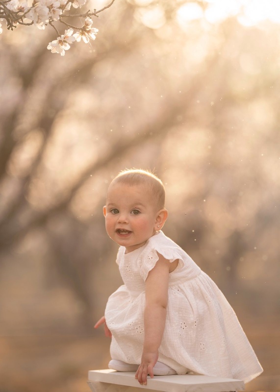 vestido doble de gasa amore