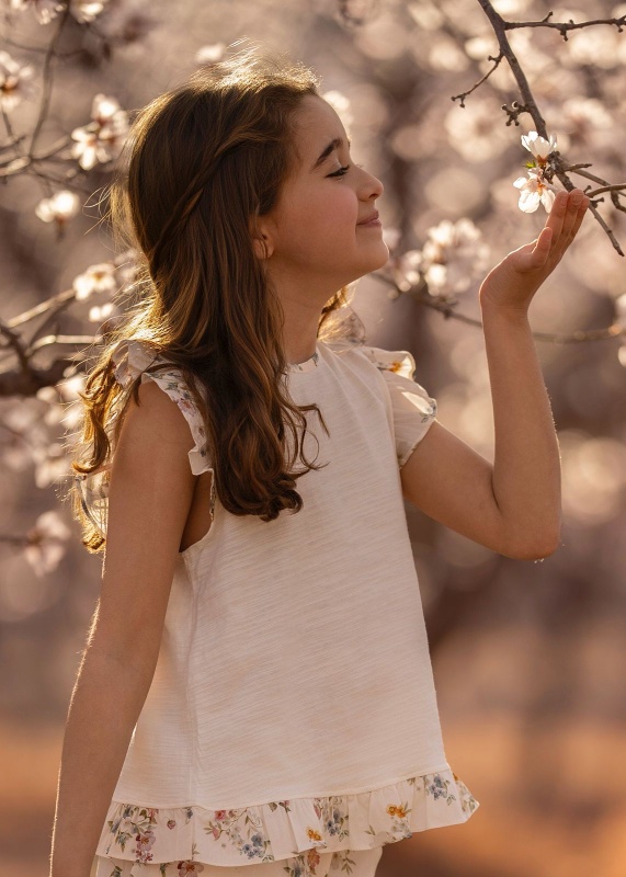 remera combinada con liberty anna