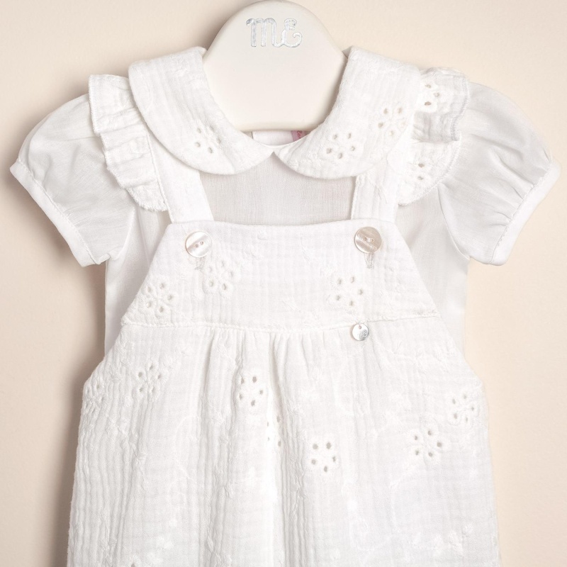 conjunto de jardinero en gasa