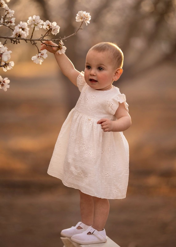 vestido doble de gasa amore