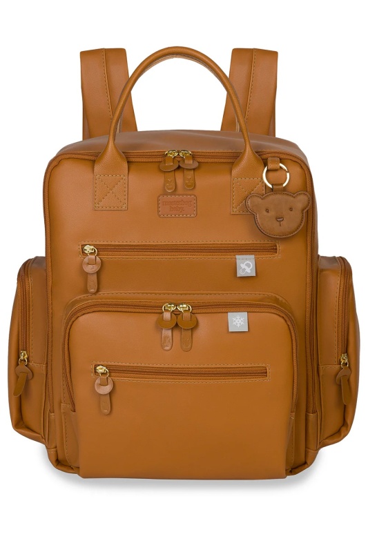 mochila urban teddy caramelo