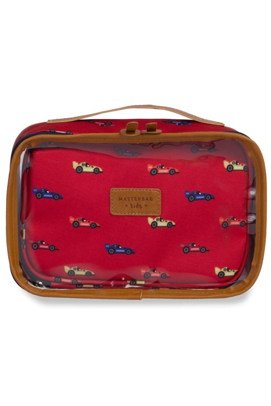 neceser kids carros rojo