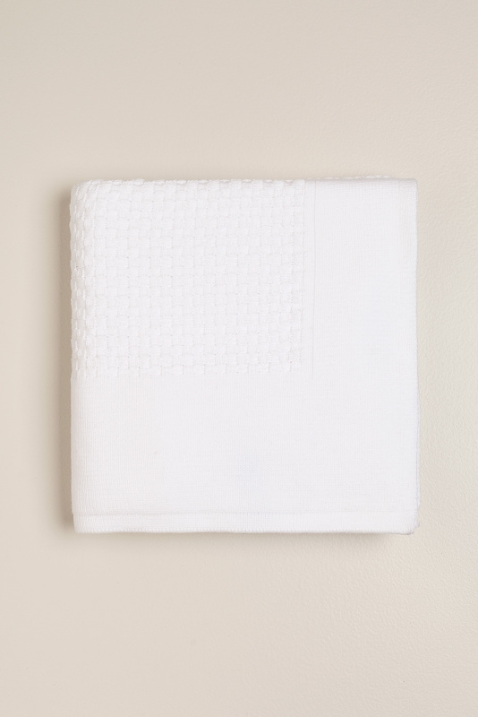 manta de algodon clasica blanco