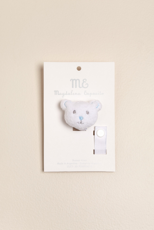 portachupete oso bco/cel