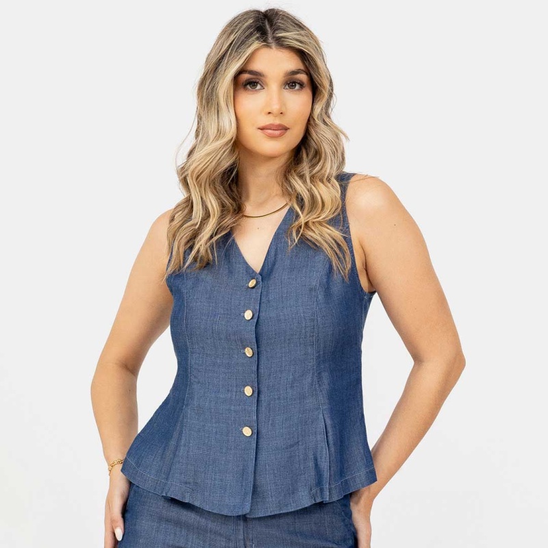 Chaleco Jeans Cod. 1250287