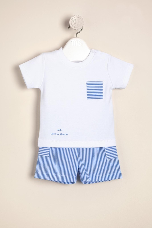 conjunto de remera con bermuda cloque lucas