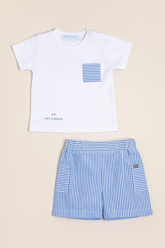 conjunto de remera con bermuda cloque lucas