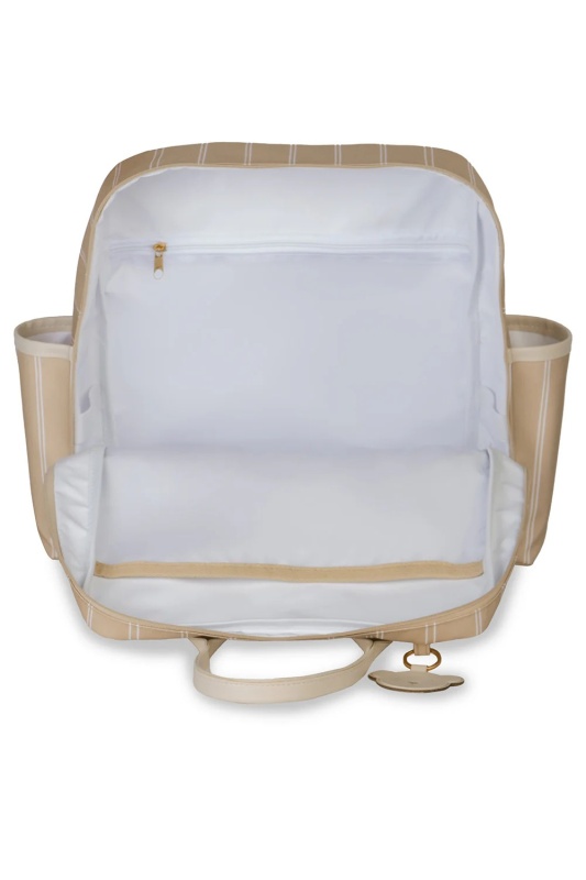 mochila vintage bear beige