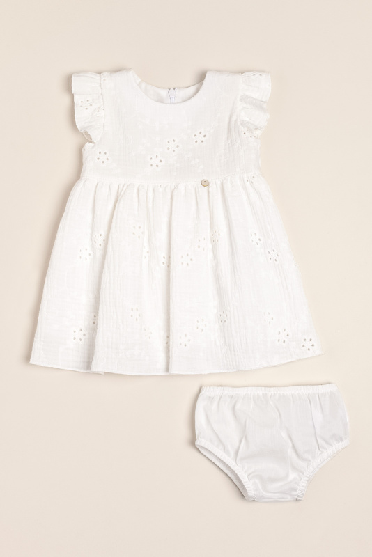 vestido doble de gasa amore