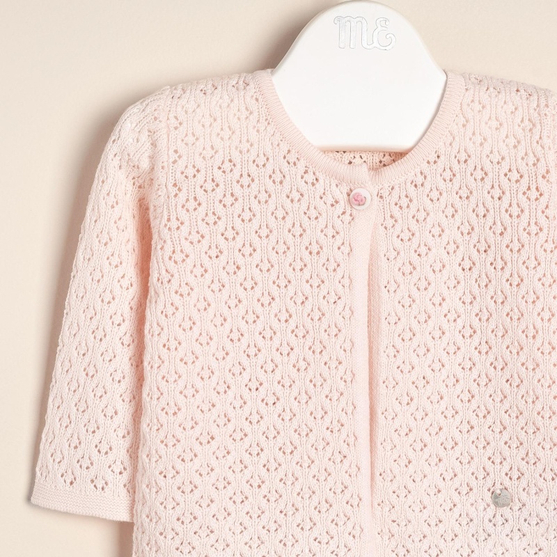 saco calado con detalle de bordado almy rosa