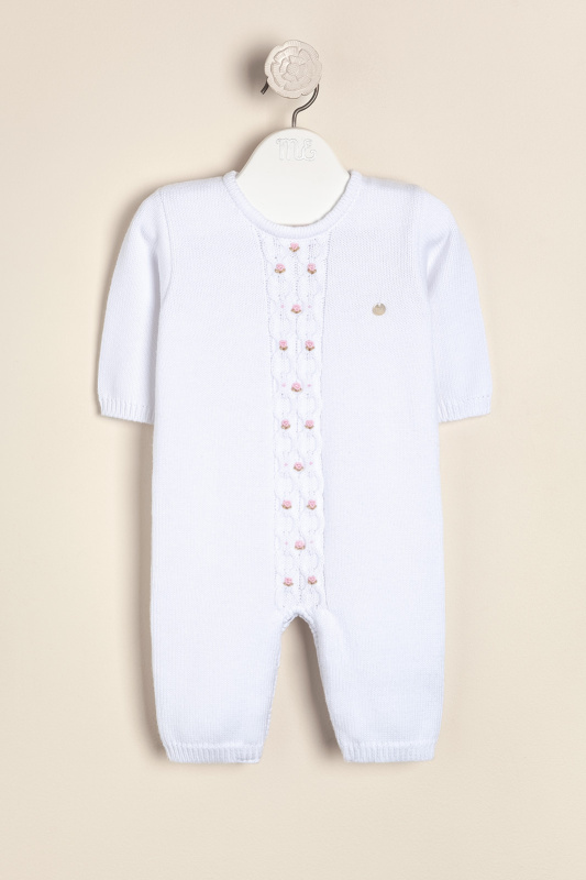 enterito de alg bord a mano bco/rosa