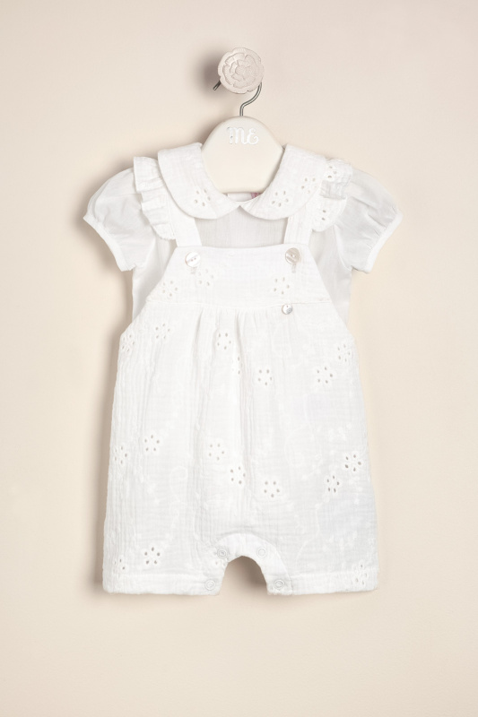 conjunto de jardinero en gasa